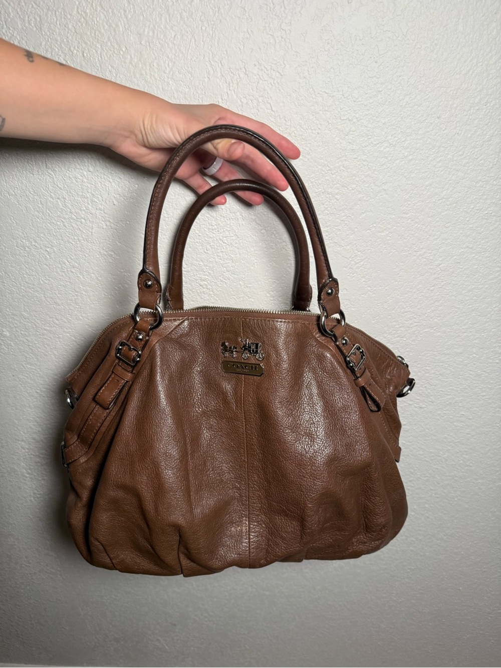 Coach Y2K leather slouch shoulder bag